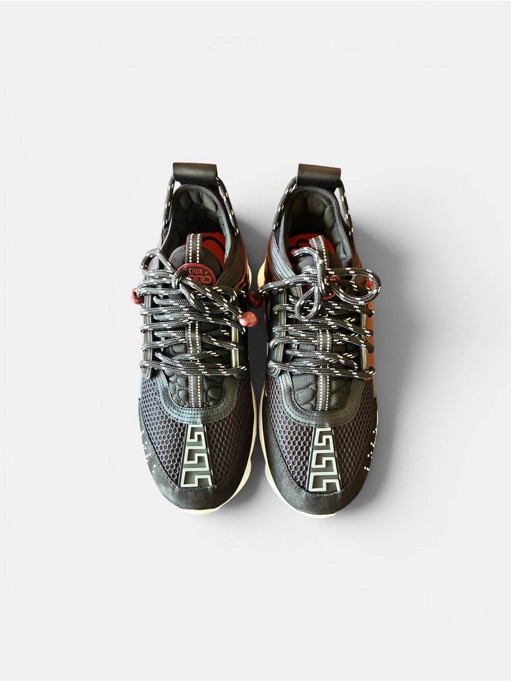 Versace Black Chain Reaction Men’s Sneakers
